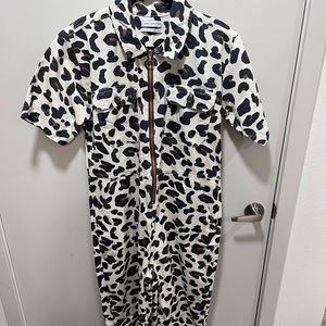 Urban Outfitters Cheetah Print Jumpsuit